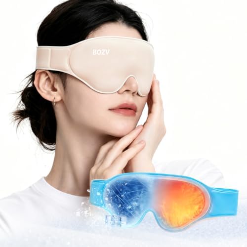 BOZV Hot & Cold Hydrogel Eye Mask, Cooling Gel Eye Mask by Unknown