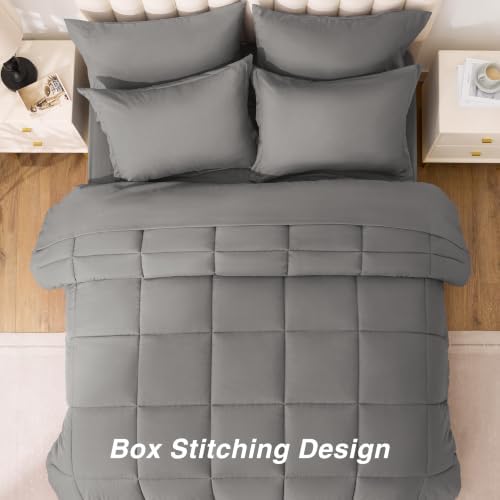 Love's cabin Plaid Queen Comforter Set - Image 6