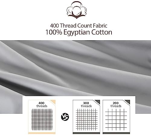 100% Egyptian Cotton Queen Size Pillow Protectors - Image 2