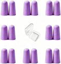 10 Pairs Purple Reusable Ear Plugs, 32dB NRR Noise Reduction, Washable by vvmotes