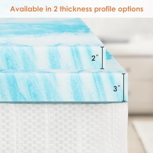 Sweetcrispy Mattress Topper King, Memory Foam, 3 Inch - Image 2