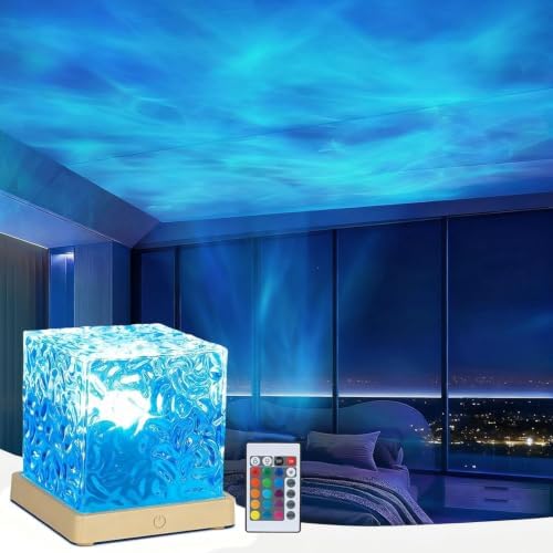 Ocean Projector Light, 16-Color Ambient Lighting Room Decor, Plastic Base by KidoYean
