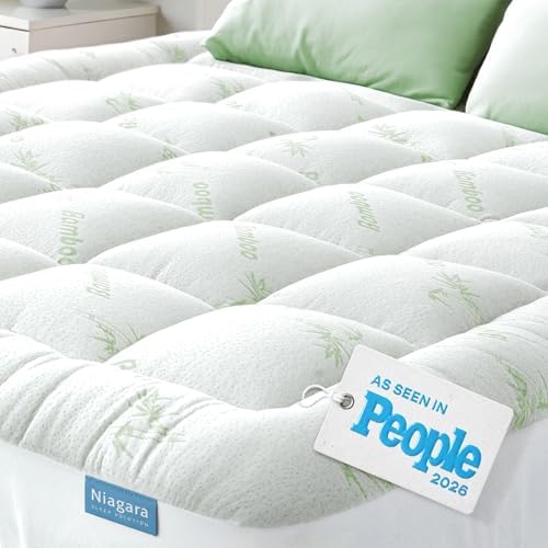 Niagara Sleep Solution Queen Ultra Soft Mattress Topper — Back Pain Relief by NiagaraSleepSolution
