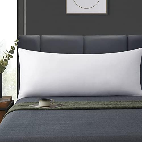 100% Cotton Zippered Body Pillow Cover, Super Soft & Breathable Body Pillow by LOSAFEFE