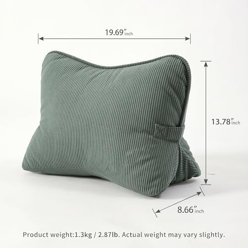 Pat. Pend. Corduroy Lumbar Support Pillow - Image 6