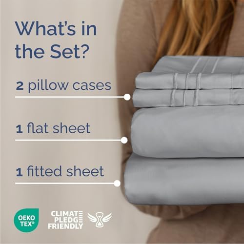 Queen Size 4 Piece Sheet Set - Image 2