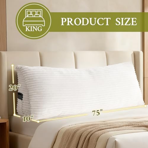 Headboard Pillow King, Headboard Wedge Pillow - Image 2