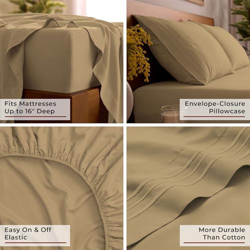 Mellanni Iconic 4-Piece, Ultra Soft Sheet Set - Image 5