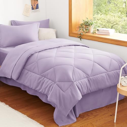 CozyLux Twin XL Comforter Set 68"x88" Light Purple by CozyLux