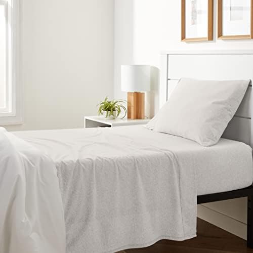 Amazon Basics 3 Piece Breathable, Stretchy 100% Cotton Jersey Knit Bed Sheet Set by AmazonBasics