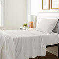 Amazon Basics 3 Piece Breathable, Stretchy 100% Cotton Jersey Knit Bed Sheet Set by AmazonBasics