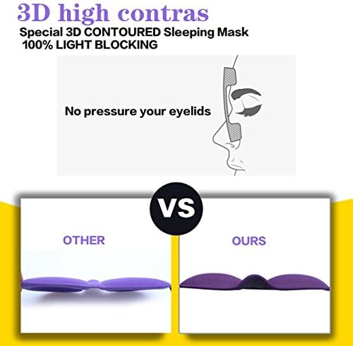 3D Eye mask for Sleeping, Machine Washable, Sleep Mask for Women, Blinder - Image 7