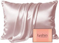 LYSHIN Pink Silk Pillowcase King Size by LYSHINSILKPILLOWCASES