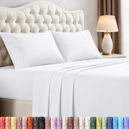 King Sheets Set, 4 Pieces 16" Deep Pocket Hotel Luxury Bed Sheets by UTOPIABEDDING