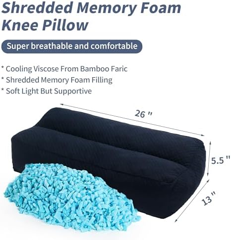 HOMBYS Shredded Memory Foam Knee Pillow - Image 2