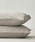 JELLYMONI 100% Washed Cotton Pillowcases, Envelope Closure 2-Pack by JELLYMONI
