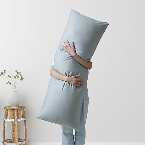 100% Egyptian Cotton Body Pillow Cover Long Pillow Case 600 Thread Count - Image 4