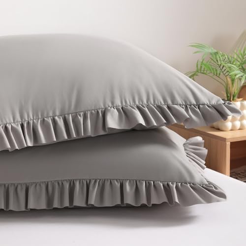 BEDSUM King Ruffled Pillow Shams by BEDSUM