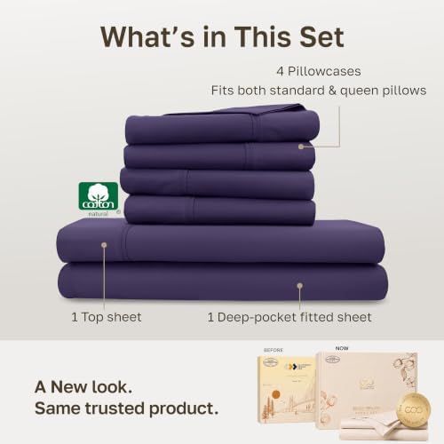 California Design Den Soft 100% Cotton Queen Bedding Sheets - Image 3