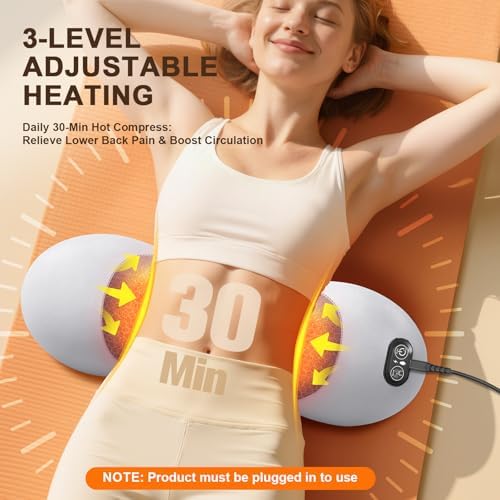FunBy Lumbar Support Pillow, Triple Fusion Massager - Image 4
