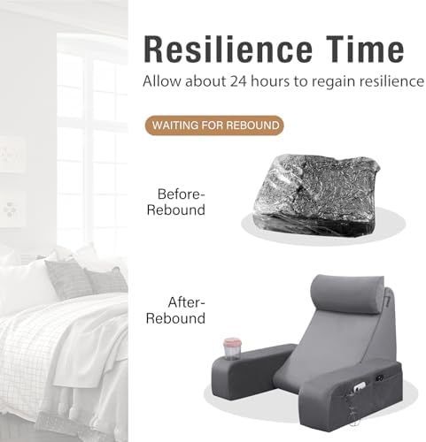ENITYA 19" Reading Pillow for Bed - Image 7