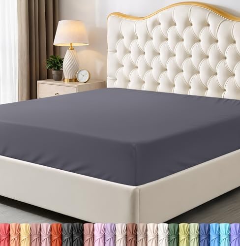 Full Fitted Sheet, Ultra Soft Fits Up to 15 Inch Deep Pocket by UTOPIABEDDING