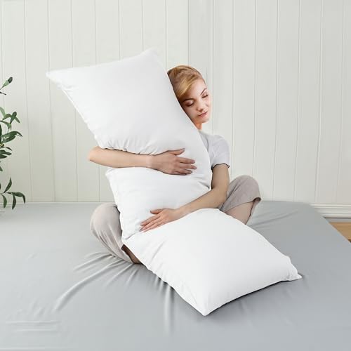 100% Cotton Zippered Body Pillow Protectors 1 Pack - Image 2
