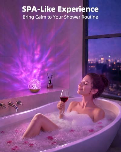 EZVALO Waterproof Shower Lamp, LED Shower Light for Inside Shower - Image 2