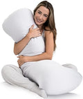 SleepCloud Weighted Body Pillow 8lbs, Cooling Tencel Cover, 48” x 14” XL by SleepCloudBodyPillows