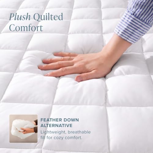 Bare Home Quilted Fitted Mattress Pad - Image 6