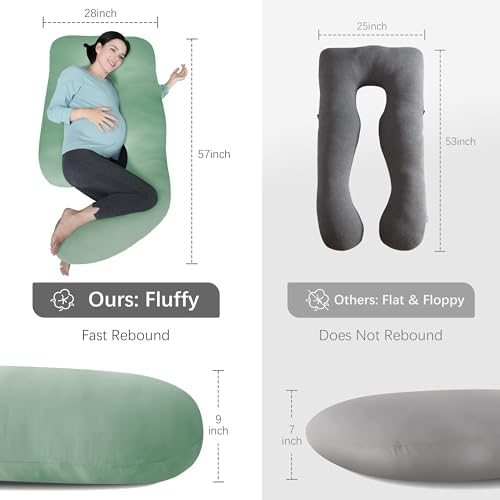 MOON PARK Pregnancy Pillows for Sleeping - Image 7