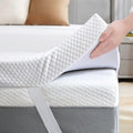 SINWEEK 2 Inch Gel Memory Foam Mattress Topper Queen Size, Ventilated High by SINWEEK