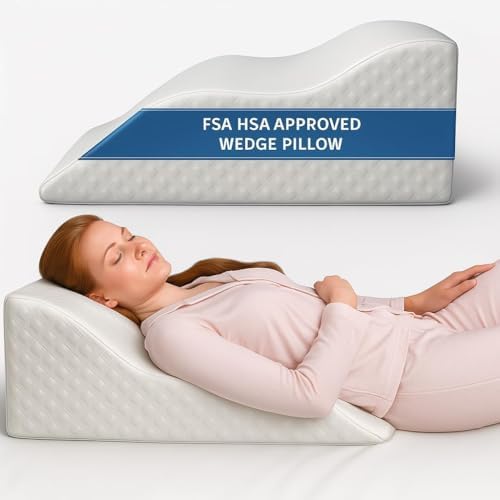 Aeris Wedge Pillow for Sleeping, Acid Reflux, and Snoring by Unknown