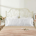 White Satin Pillowcases Body Pillow by HommxJF
