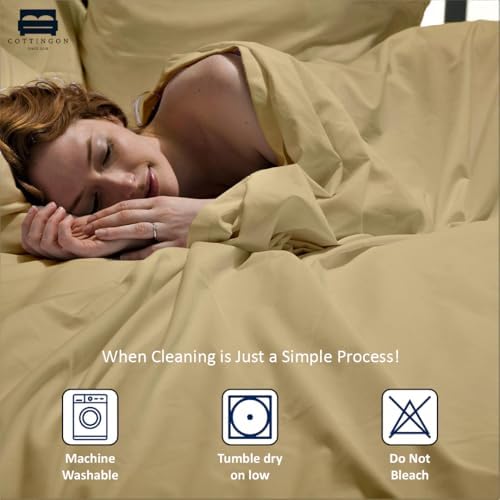 4 Piece Flex Head King Sheet Set 34" Top, 100% Egyptian Cotton - Image 5
