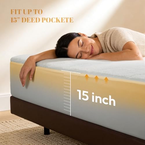 Templewet Heated Mattress Pad Full Size, Bed Warmer Pad, Machine Washable - Image 5
