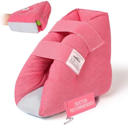 Heel Protector Cushion Pillow to Relieve Pressure from Sores and Ulcers by DRKLC