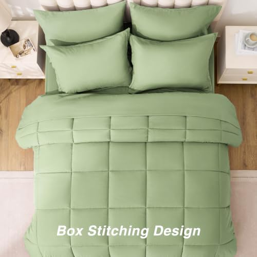 Love's cabin Plaid Queen Comforter Set - Image 6