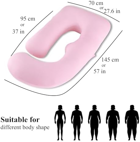ALLOPERA Pregnancy Pillow, Full Body 57 Inch Maternity Pillow - Image 7