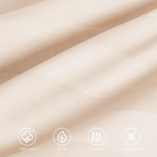 100% Egyptian Cotton Standard Size Pillow Protectors - Image 2