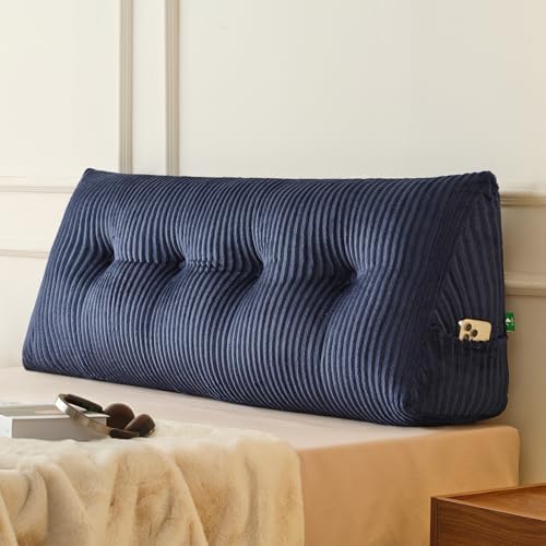 Z-hom Large Headboard Pillow Full, NO ROLL Pillow, Wedge Pillow Headboard by Z-HOM