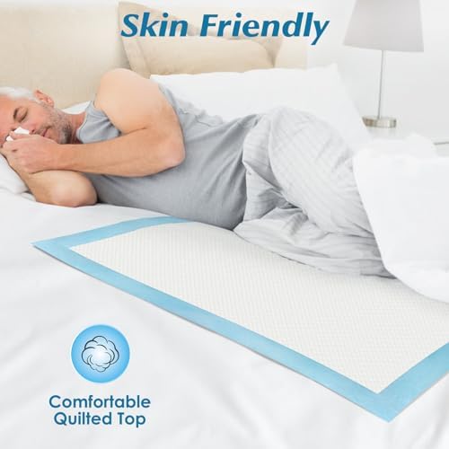 100 Count 22” x 22” Super Absorbency Disposable Underpads - Image 5
