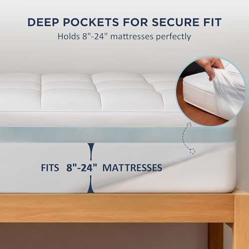 Dual Layer 4 Inch Memory Foam Twin XL Mattress Topper - Image 3