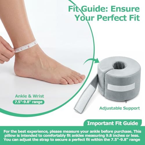 Foot Elevation Pillow, Ankle & Foot Pillow High-Density Foam 1PC - Image 6