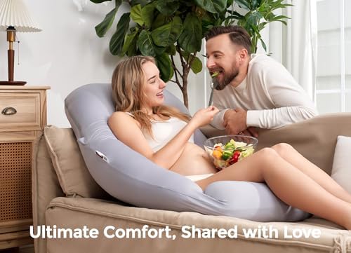 Momcozy Cooling Pregnancy Pillow - Image 6
