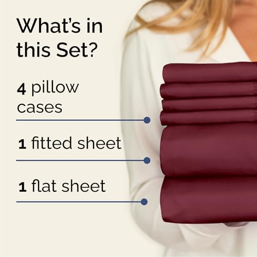 Cal King 6 Piece Bed Sheet Set - Image 2