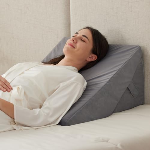 Ruqmuis Wedge Pillow Set for After Surgery, Adjustable 9&12 Inch Bed Wedge by Ruqmuis