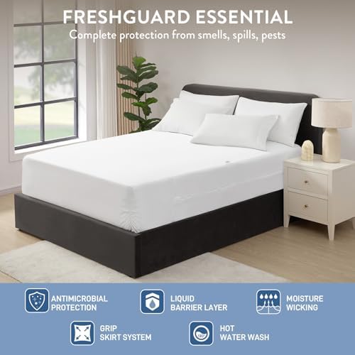 SureFit Queen Mattress Encasement Zippered, 100% Waterproof Top Protector - Image 3