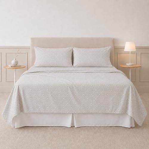 Modern Threads Printed 4-Piece Extra Soft Bedding Sheets & Pillowcase Set - Image 2
