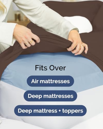 CGK Linens 2 Pack Extra Deep King Fitted Sheets - Image 7
